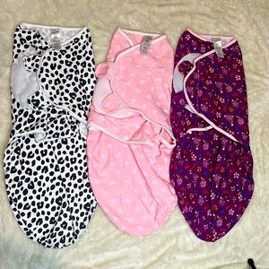 The Peanutshell Layette Swaddle - M/L 3-6 months set of 3